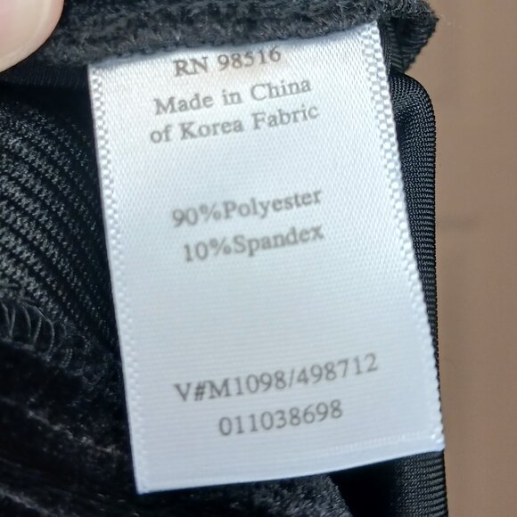 #256 3/$18 - Coldwater Creek Black Black Pants Size 16P - Picture 5 of 6